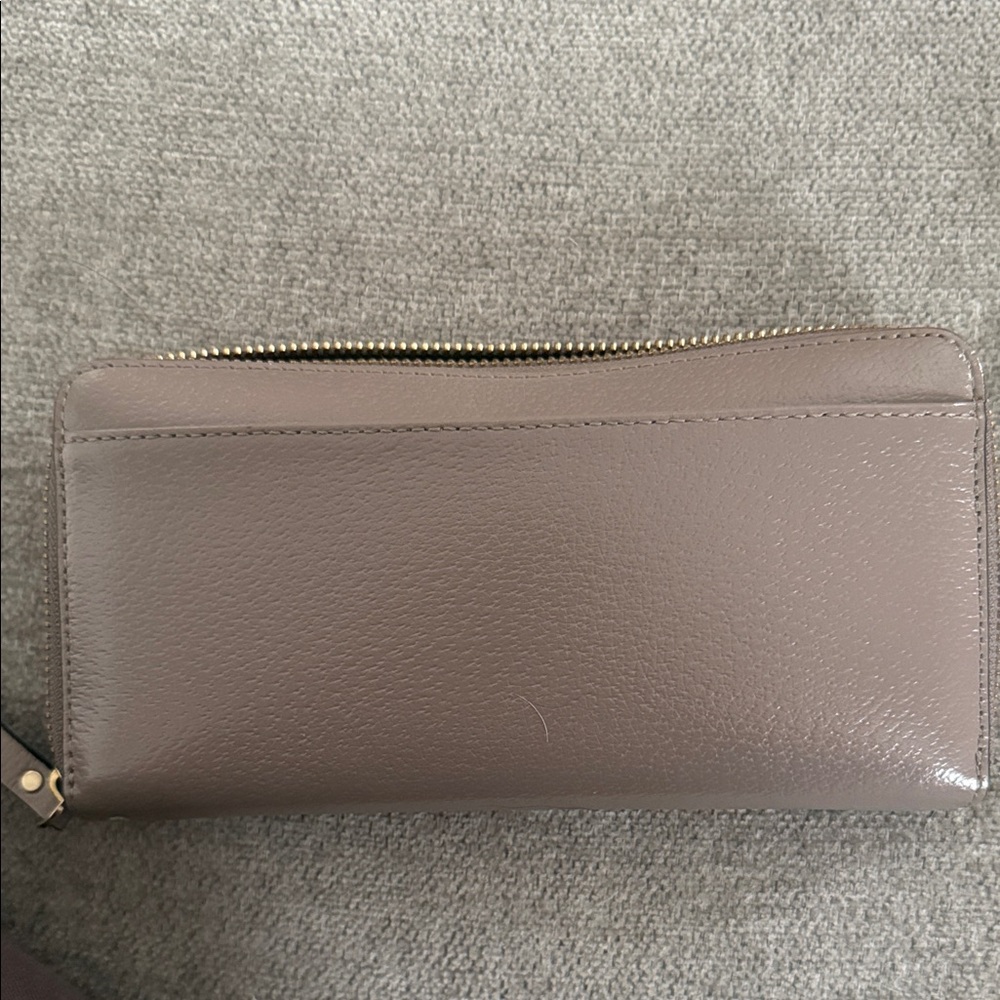 Kate Spade Taupe Leather Wallet - Picture 2 of 4